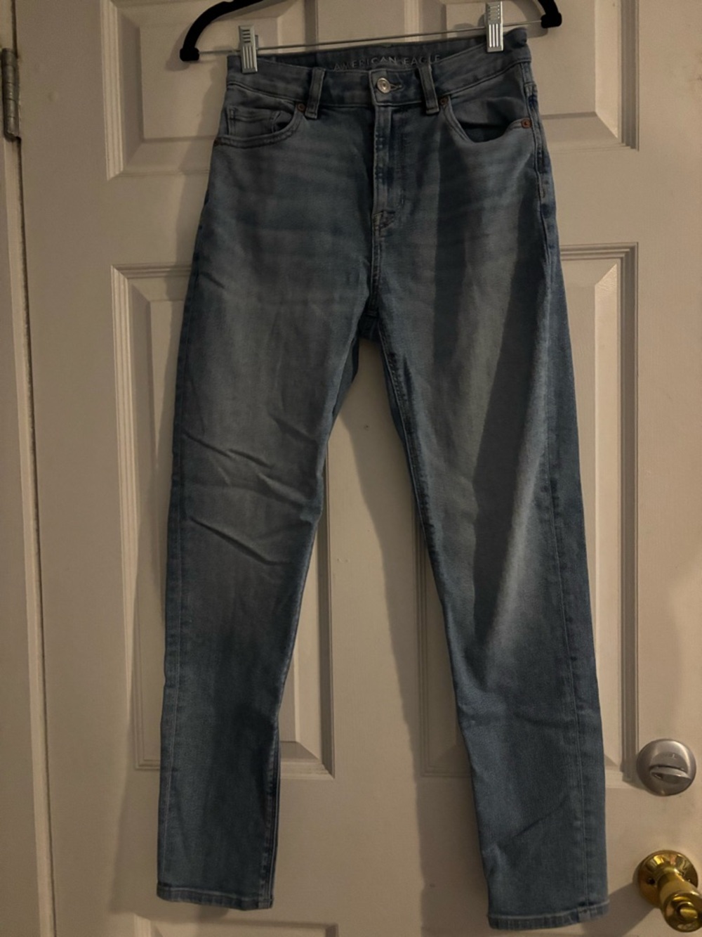 American Eagle Outfitters Men's Slim Straight Light Blue Jeans